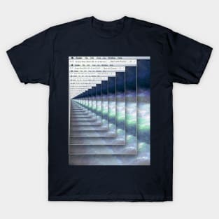 Vaporwave Microsoft paint inception T-Shirt